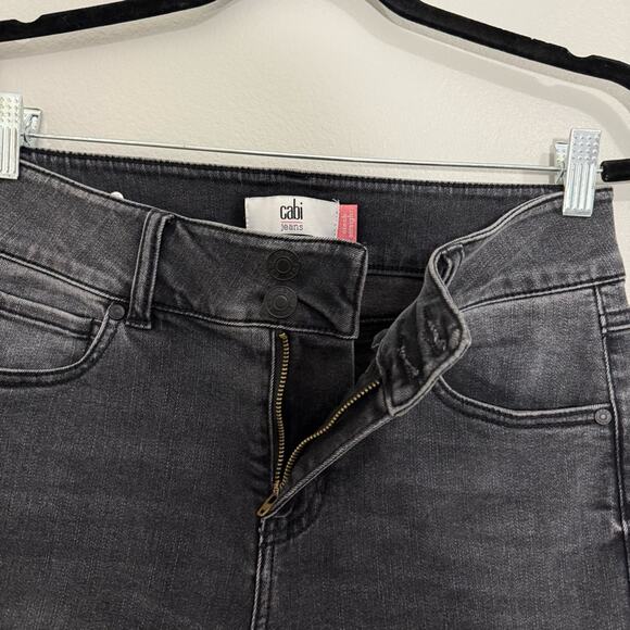 Cabi Style #4705 Slim Straight Black Jeans Cinch Straight Size 6 - Picture 7 of 12
